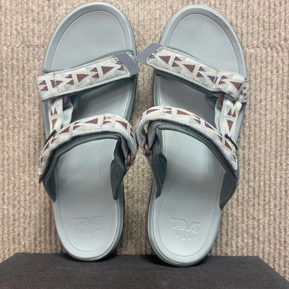 Teva Men's Terra-Float Slide sandals Size 11 Grey Mosaic